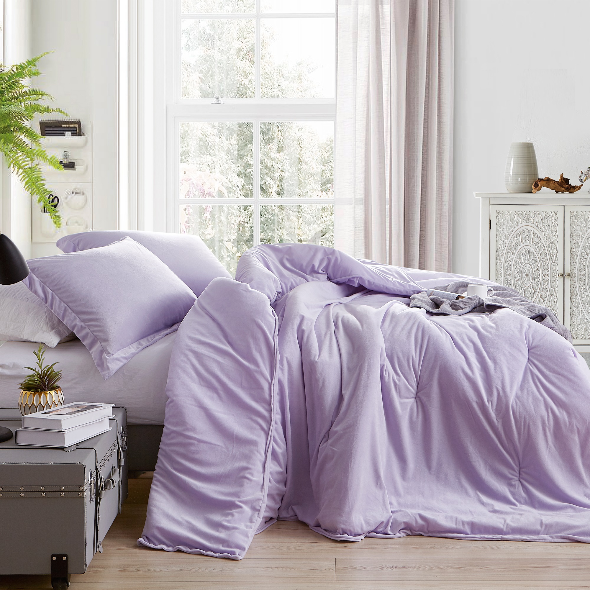 Coma Inducer?? Oversized Comforter - Baby Bird - Orchid Petal