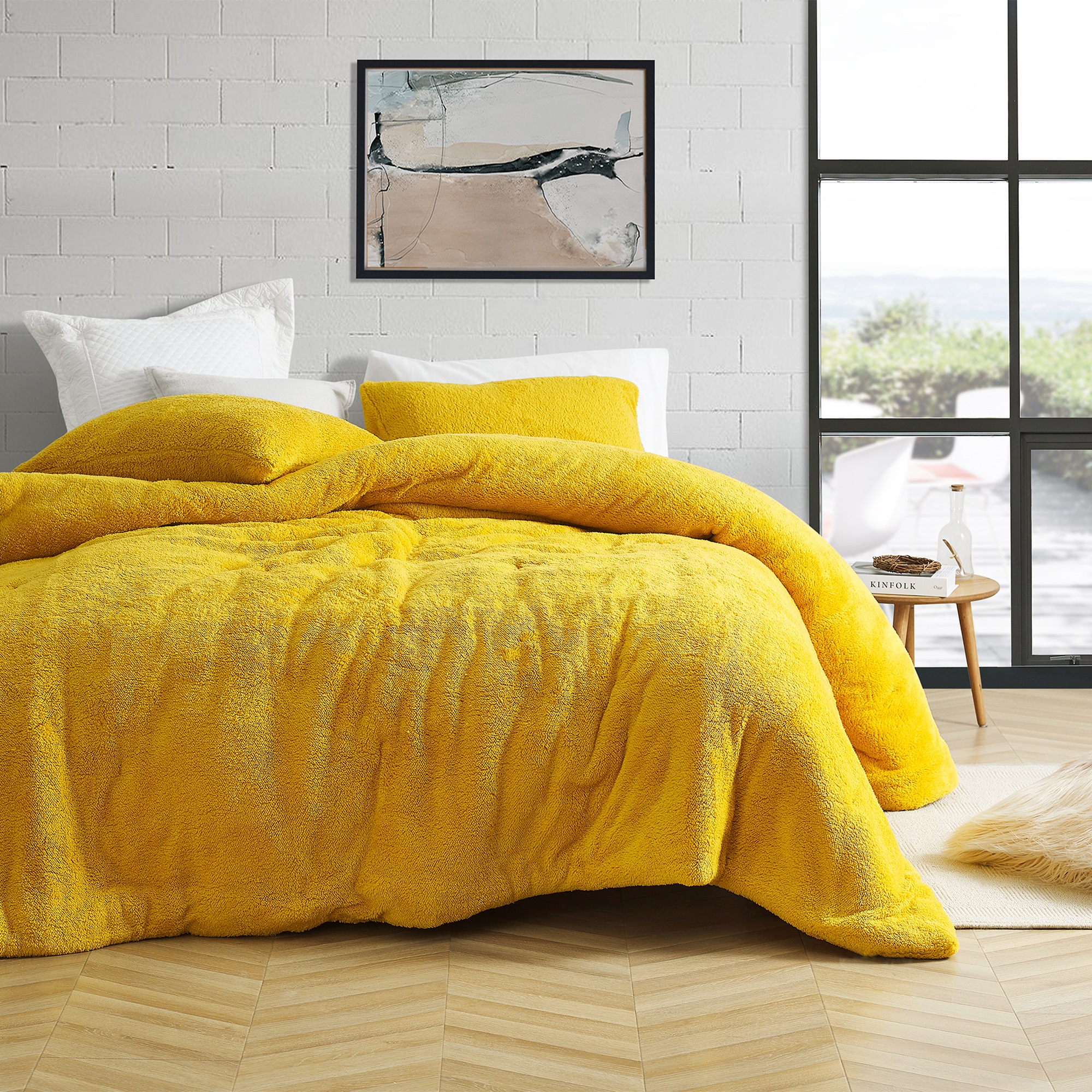 Coma Inducer® Oversized Comforter - Teddy Bear - Ochre