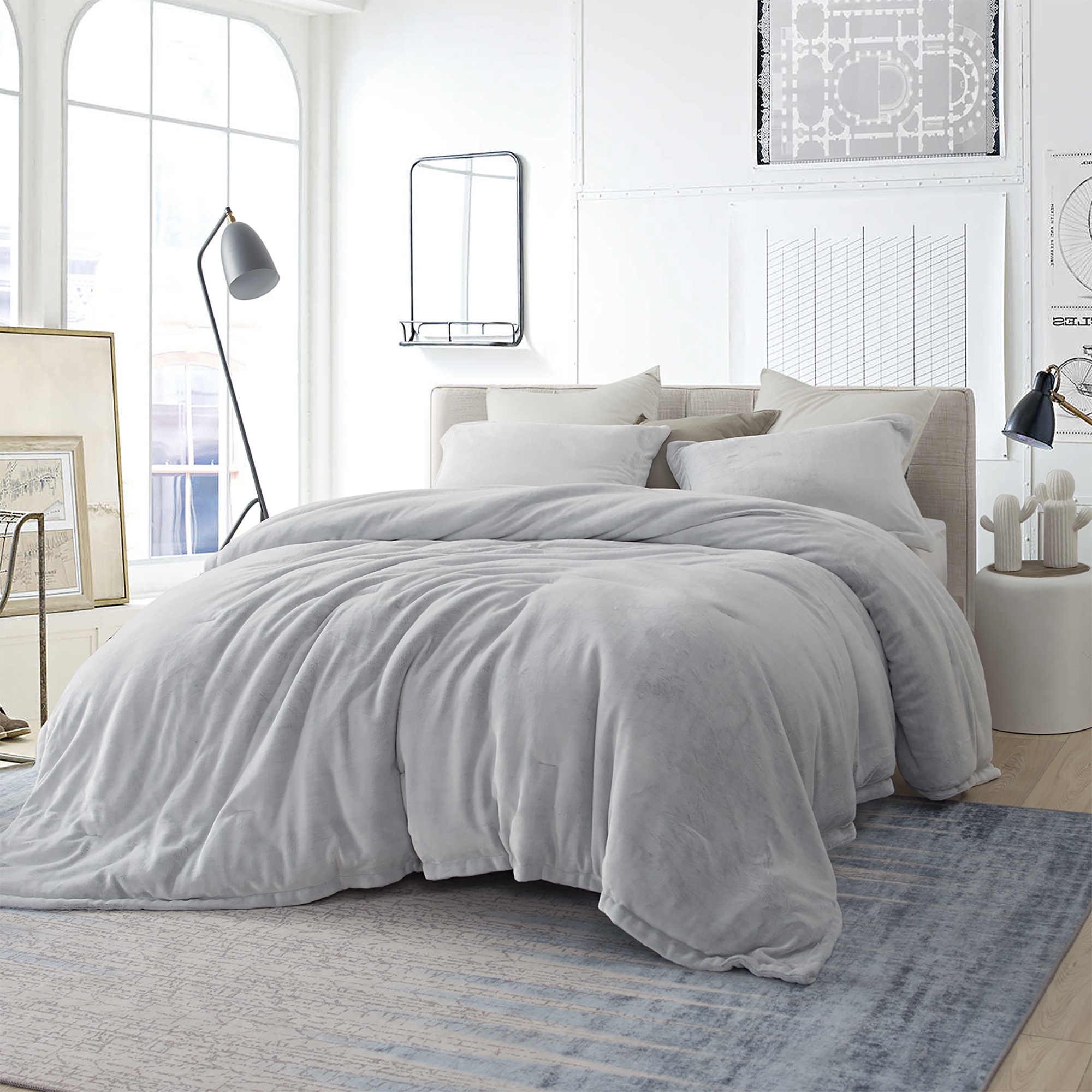 Coma Inducer® Comforter - Oversized Bedding - Frosted - Granite Gray