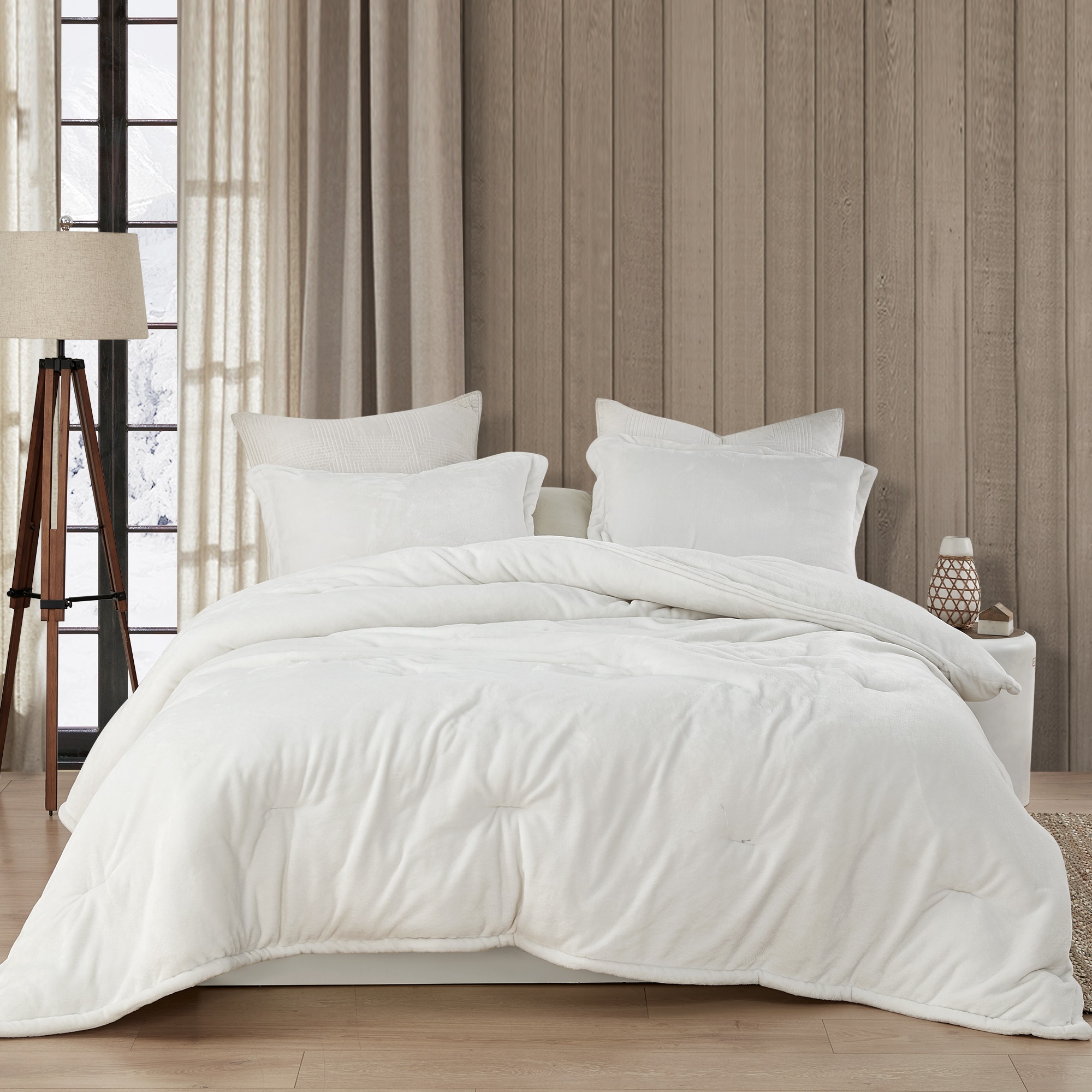 Coma Inducer?? Oversized Comforter - Wait Oh What - Farmhouse White