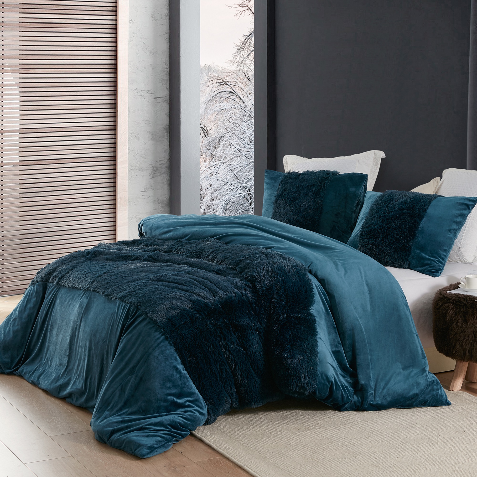Coma Inducer® Duvet Cover - Are You Kidding? - Nightfall Navy