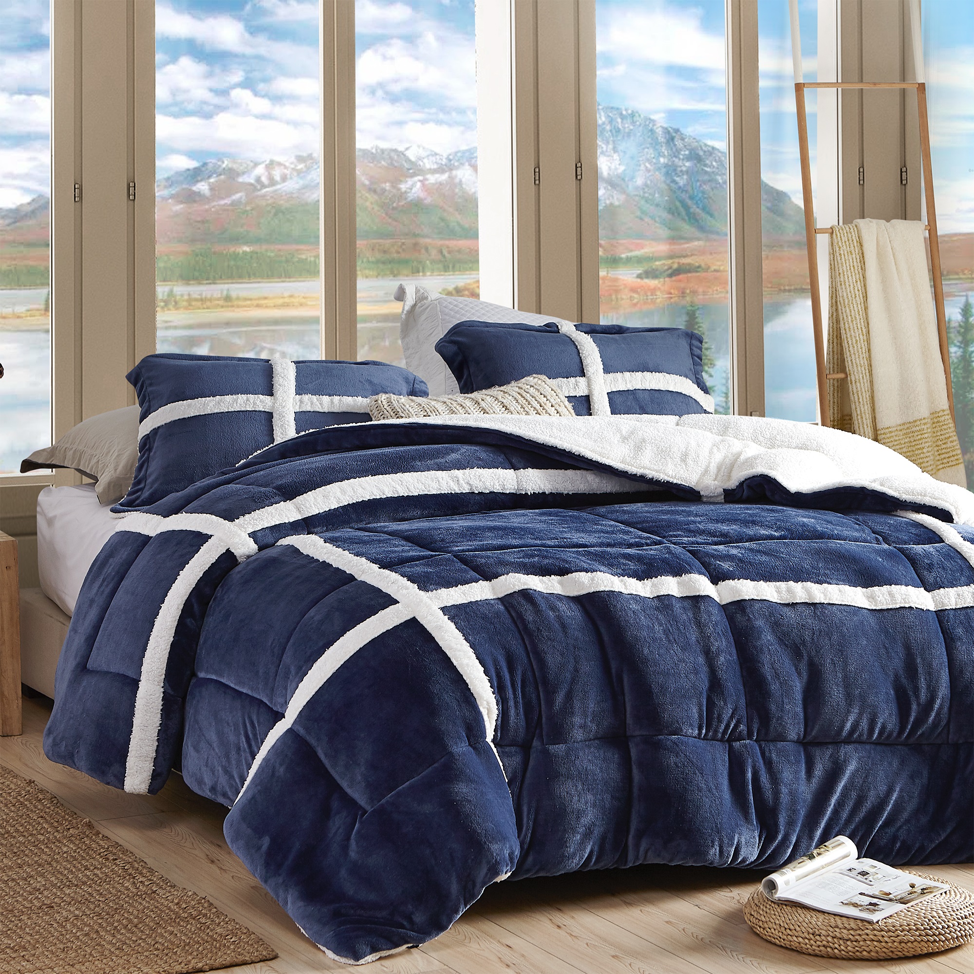 Coma Inducer® Oversized Comforter - Wilderness - Navy