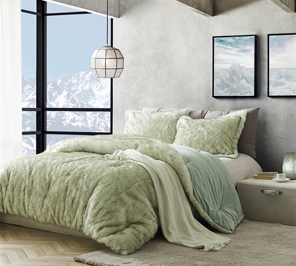 Coma Inducer?? Oversized Comforter - Arctic Moss - Tundra Green