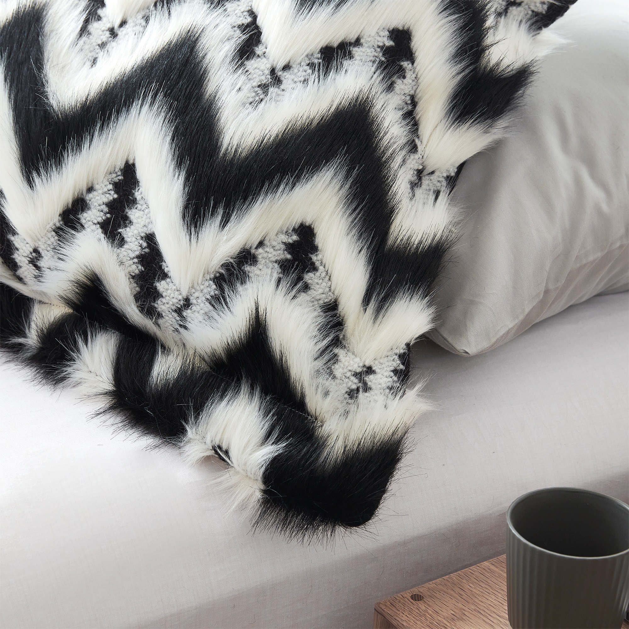 Fancy Meeting You Here - Coma Inducer Oversized Comforter with Black Reverse