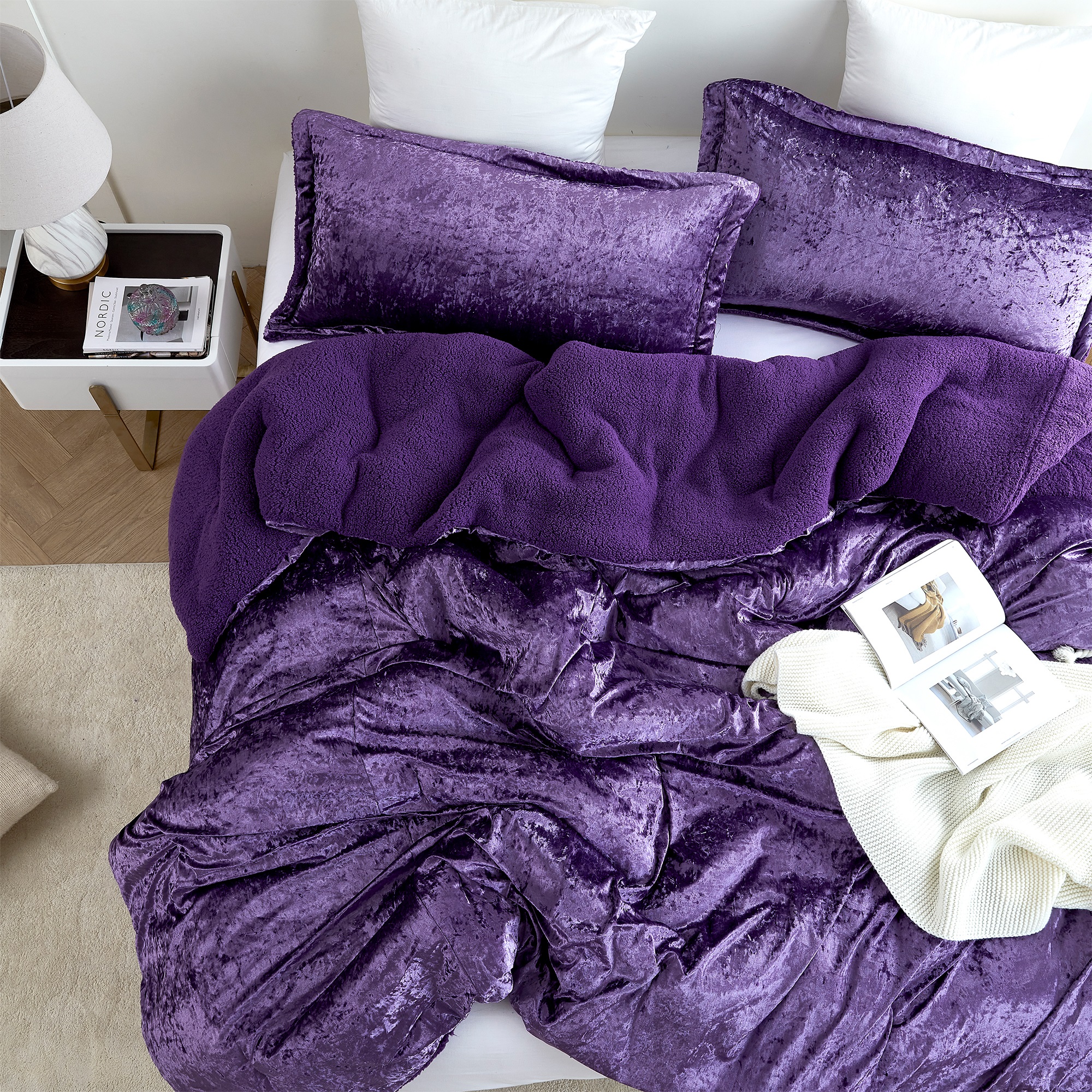 Velvet Crush - Coma Inducer Oversized Comforter - Purple Reign