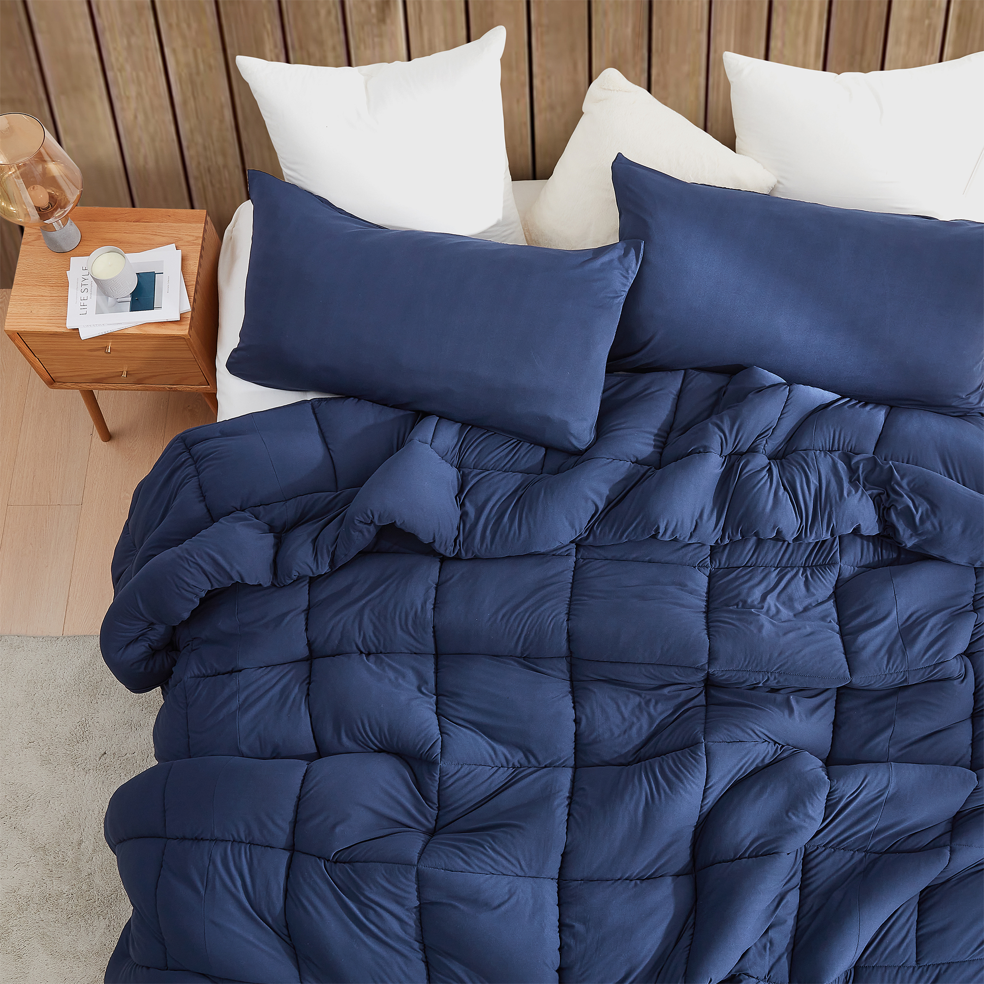 Summertime - Coma Inducer Oversized Comforter - Blue Navy