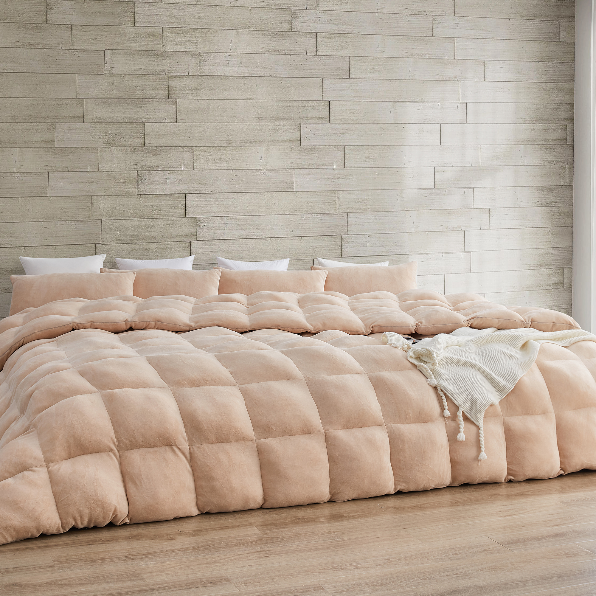 Dam Boi He Thick - Coma Inducer Comforter - Almond Taupe