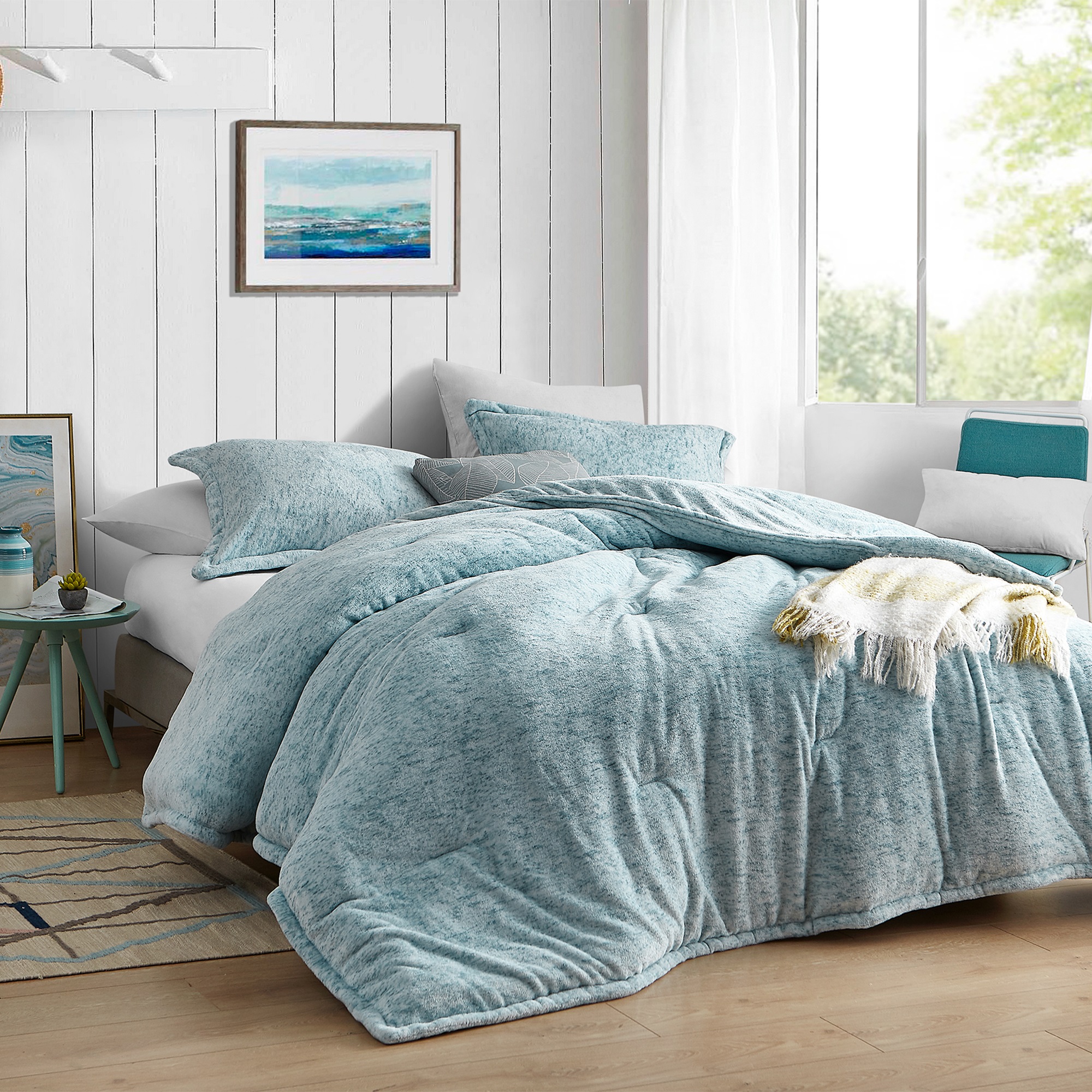 Coma Inducer® Oversized Comforter - Streaker - Smoke Blue