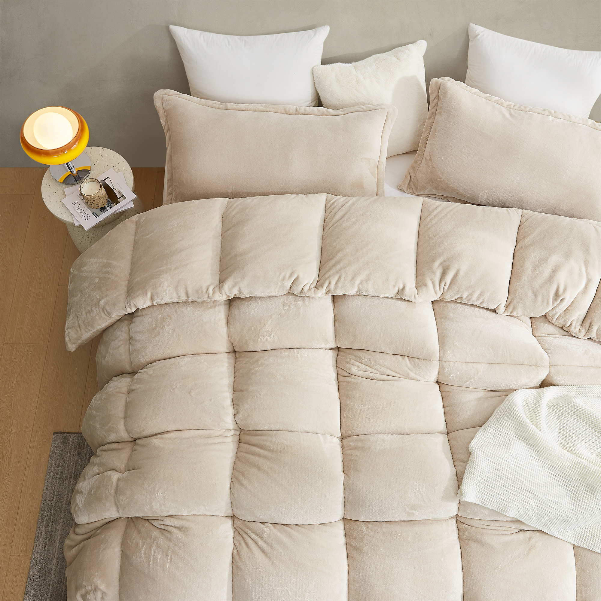 Thicker Than Thick - Coma Inducer Comforter - Down Alternative Ultra Plush Filling - Birch