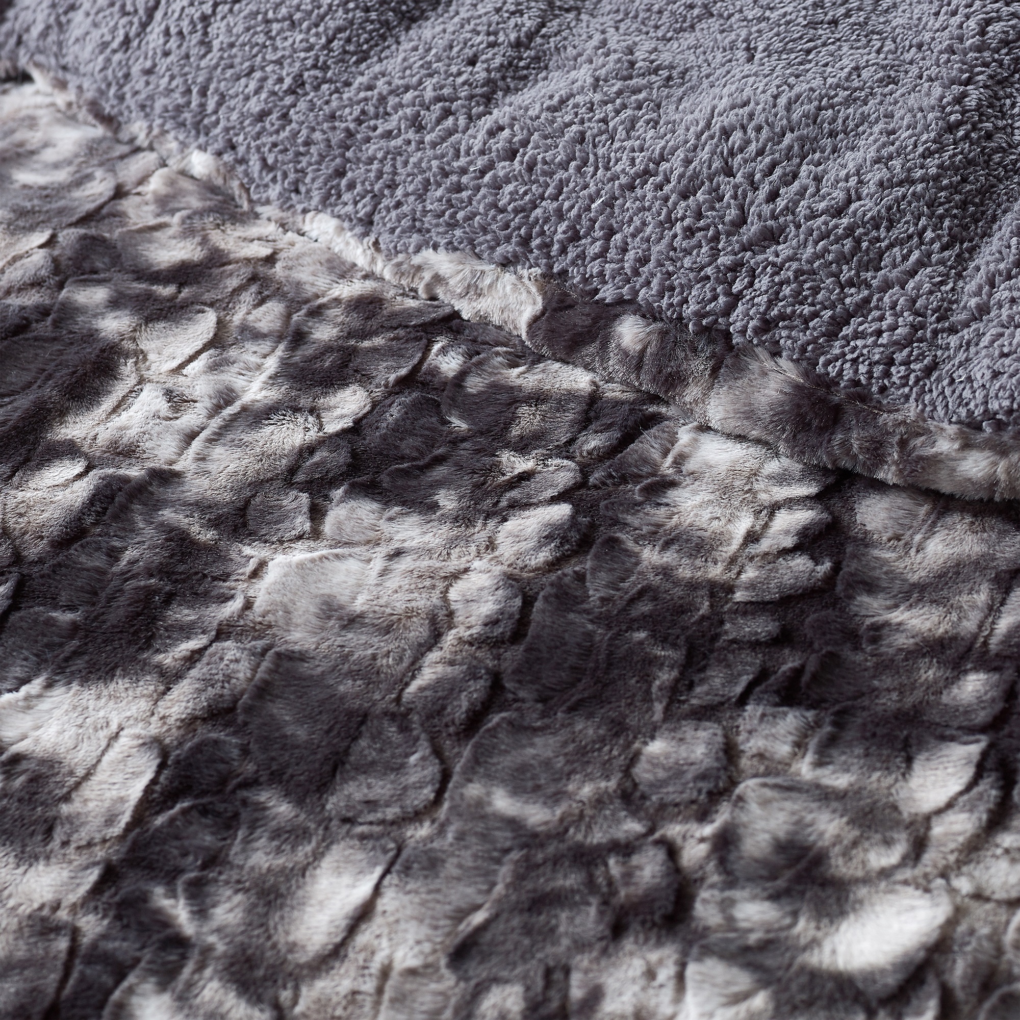 Midnight Snowfall - Coma Inducer Duvet Cover - Black and White